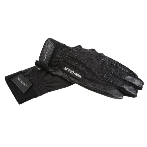 Childs Storm Waterproof Riding Gloves - Black 3