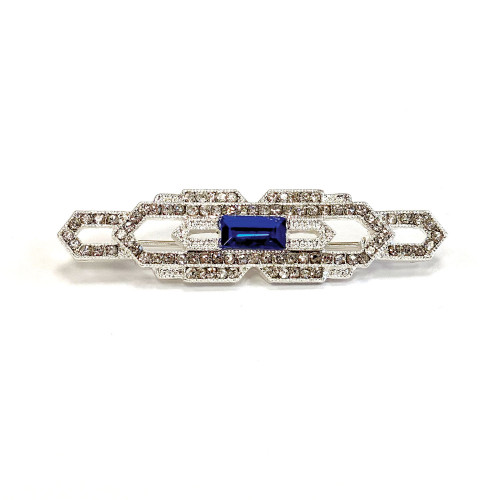 Tiffany Stock Pin - Silver/Sapphire
