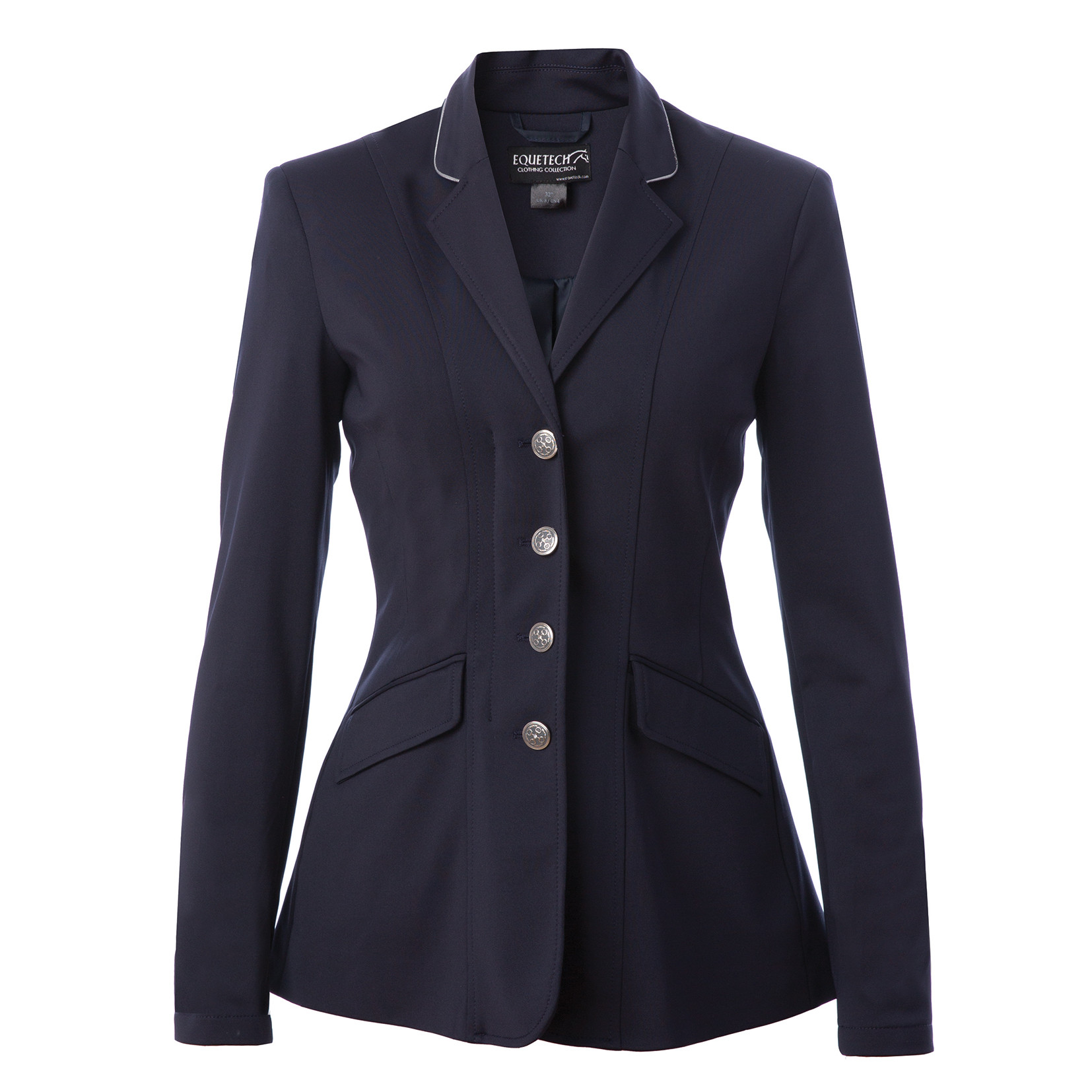 Navy Or Black Equestrian Jacket Equetech Junior Triumph In-Vent Show Jacket 